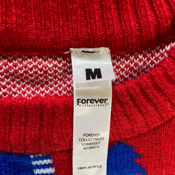 Forever Collectibles Nba La Clippers Ugly Christmas Sweater Crewneck Medium M - Picture 6 of 8